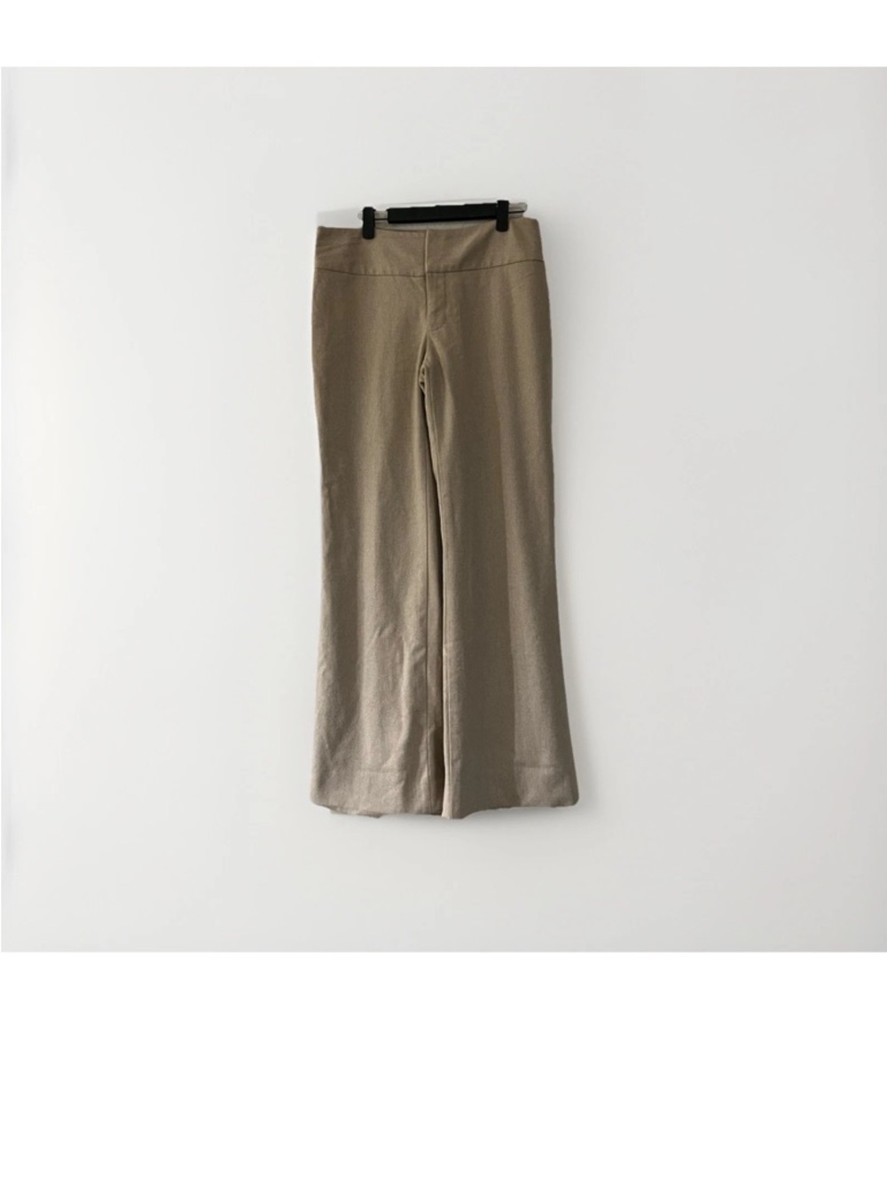 Banana Republic RN 54023 Beige Wool Blend Wide Leg Pants Women’s Size 4 - Picture 3 of 5
